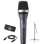 AKG D5 Microphone, Stand, & Cable