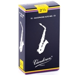 <b>Vandoren Alto Sax Reed #2.5</b> -<i> PER REED*</i>