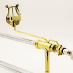 <b>Amplate 1-Piece Trombone Lyre, 9/16 - Gold</b>