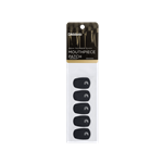 A black Rico RMP01B mouthpiece patch pack for alto saxophone and clarinet mouthpieces, available at MusicMasters store in Tallahassee.