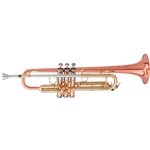 Pre-owned Getzen 900DLX Eterna Deluxe professional Bb trumpet with art deco engraving and a classic gladstone case