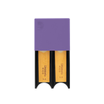 Product view of the D'Addario Large Reed Guard DRGRD4TB showcasing the widened slot profiles meant to hold up to four large tenor or baritone saxophone reeds flat.