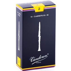 <b>Vandoren Bb Clarinet Reed #2</b> -<i> PER REED</i>