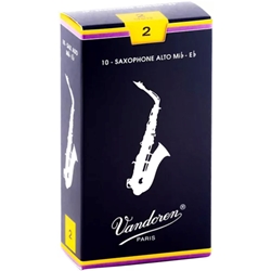 <b>Vandoren Alto Sax Reed #2</b> -<i> PER REED</i>