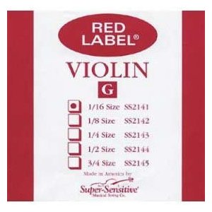 Red Label 1/16 Violin Set