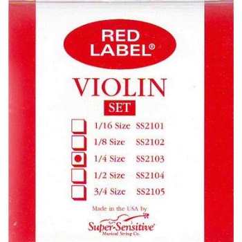 Red Label 1/4 Violin Set