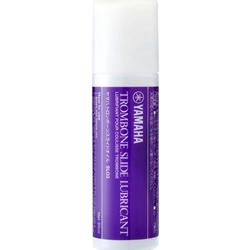 Bottle of authentic Yamaha Trombone Slide Lubricant showing its precise dropper tip applicator configuration