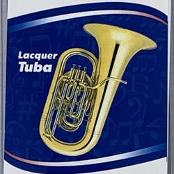 Complete SuperSlick Tuba Care Kit featuring valve oil, slide grease, cleaning snake, brushes, and a polishing cloth.